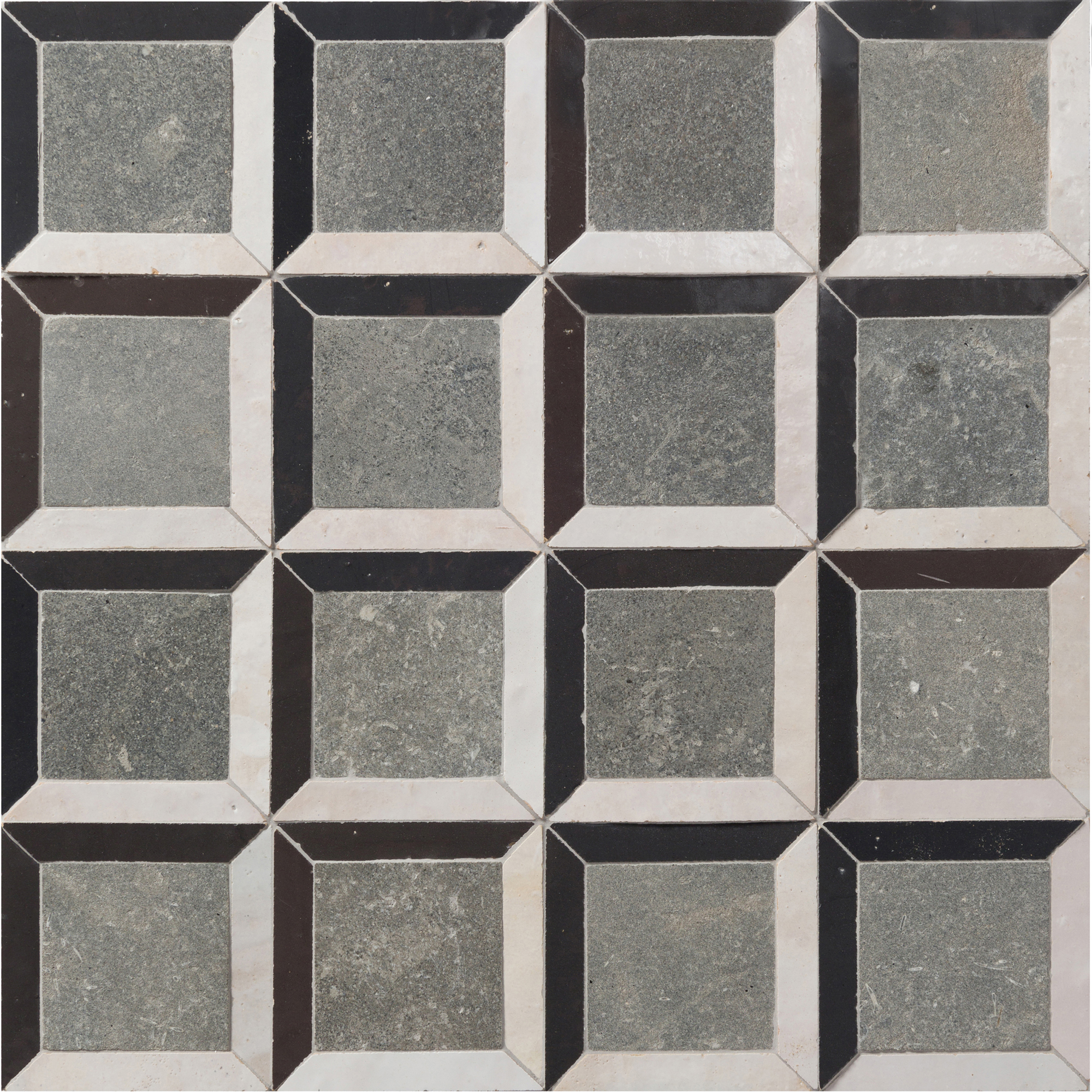 Melange Ostia Blanc Gris
